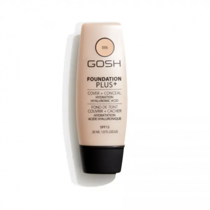 Gosh kreminė pudra Foundation Plus+ 006 Honey, 30ml