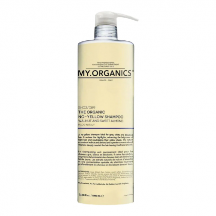 My.Organics No-Yellow šampūnas neutralizuojantis geltoną atspalvį 2