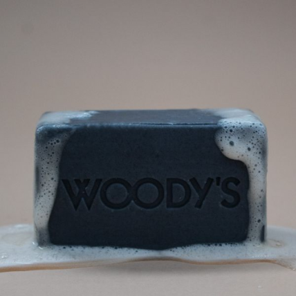 Woody's Activated Charcoal muilas su aktyvuota anglimi, 227 g 1